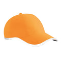 Fluorescent Orange - Back - Beechfield Enhanced-viz - Hi Vis Baseball Cap - Headwear