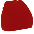 Classic Red - Front - Beechfield Plain Basic Knitted Winter Beanie Hat