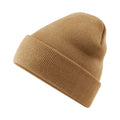 Biscuit - Back - Beechfield Soft Feel Knitted Winter Hat