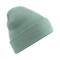 Dusty Green - Front - Beechfield Soft Feel Knitted Winter Hat