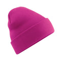 Festival Fuchsia - Front - Beechfield Soft Feel Knitted Winter Hat