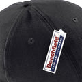 Black - Lifestyle - Beechfield Unisex Pro-Style Heavy Brushed Cotton Baseball Cap - Headwear