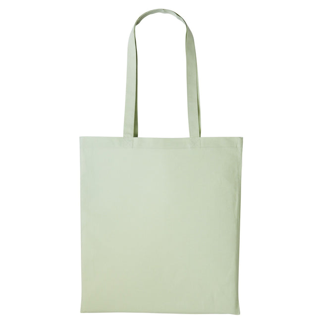 Pastel MInt - Front - Nutshell Plain Strong Shoulder Shopper Bag