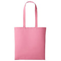 Pastel Pink - Front - Nutshell Plain Strong Shoulder Shopper Bag