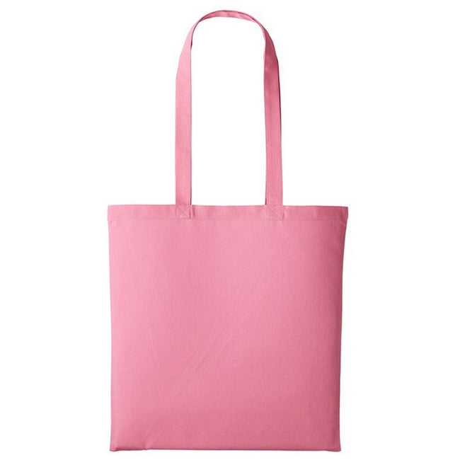 Pastel Pink - Front - Nutshell Plain Strong Shoulder Shopper Bag