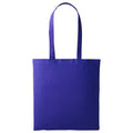 Purple - Front - Nutshell Plain Strong Shoulder Shopper Bag