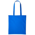 Sapphire Blue - Front - Nutshell Plain Strong Shoulder Shopper Bag