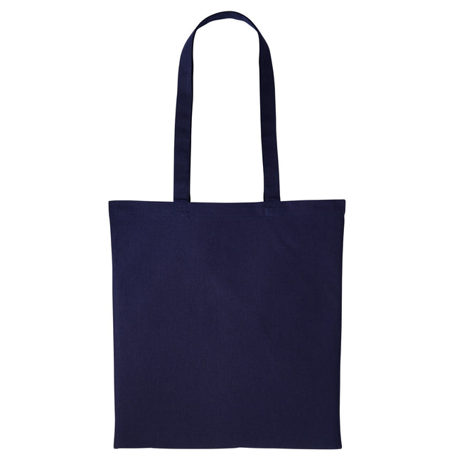French Dark Navy - Front - Nutshell Plain Strong Shoulder Shopper Bag