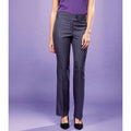 Black Heather - Lifestyle - Premier Iris Ladies-Womens Straight Leg Formal Trouser - Workwear