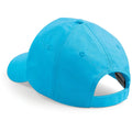 Surf Blue - Back - Beechfield Plain Unisex Junior Original 5 Panel Baseball Cap