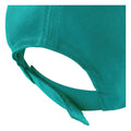 Emerald - Side - Beechfield Plain Unisex Junior Original 5 Panel Baseball Cap