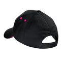 Black-Fuchsia - Back - Beechfield Unisex Ultimate 5 Panel Contrast Baseball Cap With Sandwich Peak - Headwear