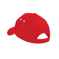 Classic Red-White - Back - Beechfield Unisex Ultimate 5 Panel Contrast Baseball Cap With Sandwich Peak - Headwear