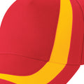 Flag Red-Flag Yellow - Back - Beechfield World Flags Nations GB Baseball Cap - Headwear