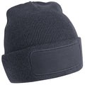 Graphite Grey - Front - Beechfield Unisex Plain Winter Beanie Hat - Headwear (Ideal for Printing)