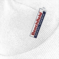 White - Lifestyle - Beechfield Unisex Plain Winter Beanie Hat - Headwear (Ideal for Printing)