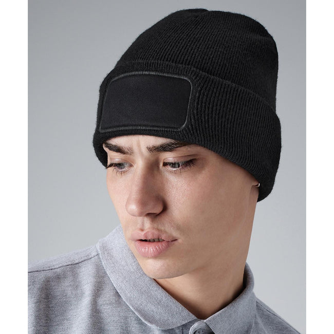 Fuchsia - Front - Beechfield Unisex Plain Winter Beanie Hat - Headwear (Ideal for Printing)