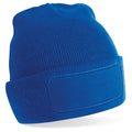 Bright Royal - Front - Beechfield Unisex Plain Winter Beanie Hat - Headwear (Ideal for Printing)