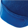 Bright Royal - Side - Beechfield Unisex Plain Winter Beanie Hat - Headwear (Ideal for Printing)