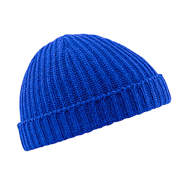 Bright Royal - Front - Beechfield Unisex Retro Trawler Winter Beanie Hat
