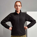 Black - Back - 2786 Womens-Ladies Full Zip Fleece Jacket (280 GSM)