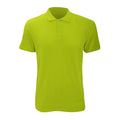 Key Lime - Front - Anvil Mens Fashion Double Pique Plain Polo Shirt (210 GSM)
