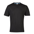Jet Black - Front - AWDis Cool Mens SuperCool Crew Sports Performance T-Shirt