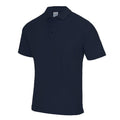 French Navy - Front - AWDis Cool Mens SuperCool Sports Performance Short Sleeve Polo Shirt