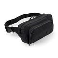 Black - Front - BagBase Organiser Belt - Waistpack Bag (2.5 Litres)