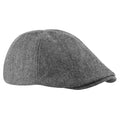 Grey - Front - Beechfield Unisex Ivy Flat Cap - Headwear