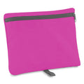 Fuchsia - Side - BagBase Packaway Barrel Bag - Duffle Water Resistant Travel Bag (32 Litres)
