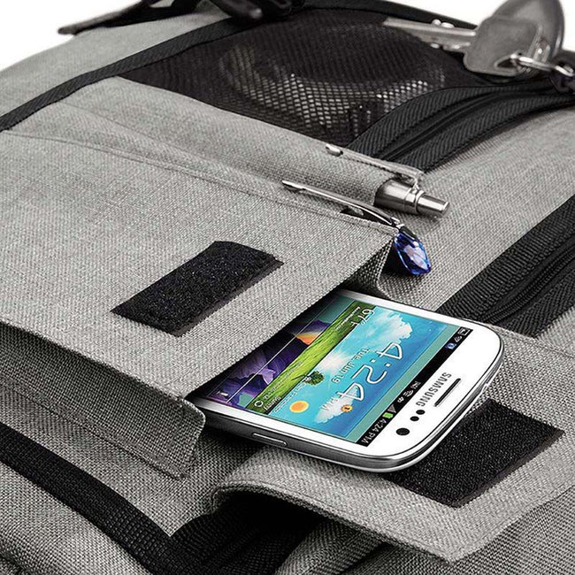 Grey Marl - Pack Shot - BagBase Two-tone Digital Messenger Bag (Up To 15.6inch Laptop Compartment)