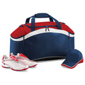 French Navy- Classic Red- White - Lifestyle - BagBase Teamwear Sport Holdall - Duffle Bag (54 Litres)