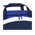 French Navy- Bright Royal- White - Back - BagBase Teamwear Sport Holdall - Duffle Bag (54 Litres)