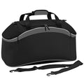 Black- Graphite Grey- White - Front - BagBase Teamwear Sport Holdall - Duffle Bag (54 Litres)