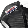 Black-White - Lifestyle - Beechfield Vintage Plain Snap-Back Trucker Cap