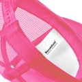 Fluorescent Pink-White - Back - Beechfield Vintage Plain Snap-Back Trucker Cap