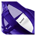 Purple-White - Side - Beechfield Vintage Plain Snap-Back Trucker Cap