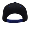Black-Royal Blue - Back - Beechfield Unisex Original Flat Peak Snapback Cap