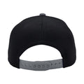 Black-Light Grey - Back - Beechfield Unisex Original Flat Peak Snapback Cap