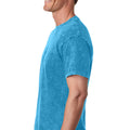 Baby Blue - Side - Colortone Mens Mineral Wash Short Sleeve Heavyweight T-Shirt