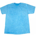 Baby Blue - Front - Colortone Mens Mineral Wash Short Sleeve Heavyweight T-Shirt