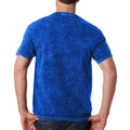 Navy - Back - Colortone Mens Mineral Wash Short Sleeve Heavyweight T-Shirt