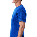 Navy - Side - Colortone Mens Mineral Wash Short Sleeve Heavyweight T-Shirt