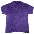 Purple - Front - Colortone Mens Mineral Wash Short Sleeve Heavyweight T-Shirt