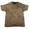 Brown - Front - Colortone Mens Mineral Wash Short Sleeve Heavyweight T-Shirt