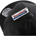 Black - Lifestyle - Beechfield Mens Flat Peak Rapper Cap