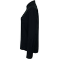 Black - Lifestyle - Henbury Womens-Ladies Wicking Long Sleeve Work Shirt