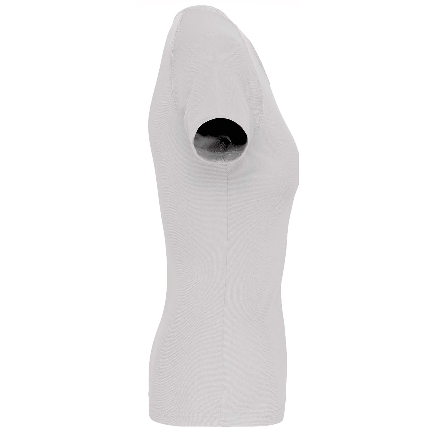 White - Side - Kariban Proact Womens Performance Sports - Training T-shirt