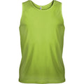 Lime - Front - Kariban Proact Mens Sleeveless Sports Training Vest
